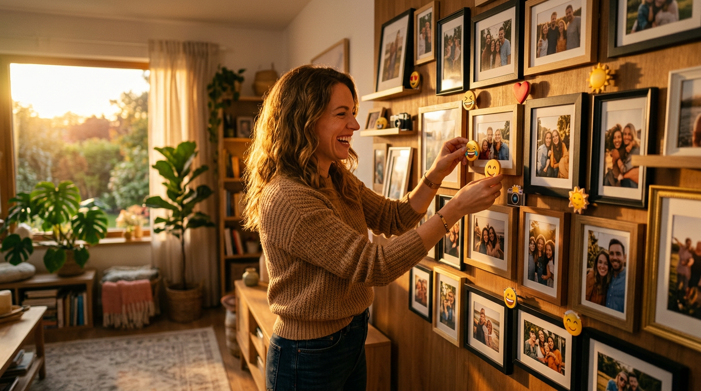 Fotospaß für immer – die eigene Fotogalerie mit Emojis individuell gestalten