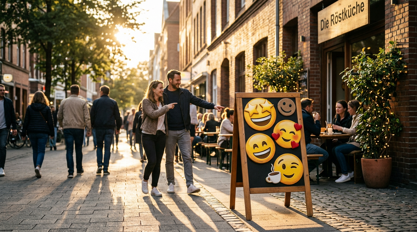 Kreative Smileys als Kundenstopper einsetzen
