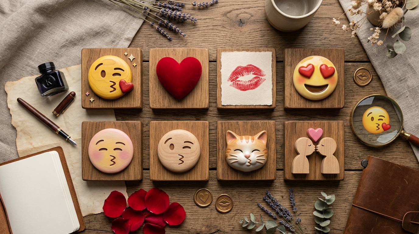 Kuss-Emoji Varianten: Bedeutung und Verwendung